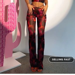 White fox rhythm of the night pants